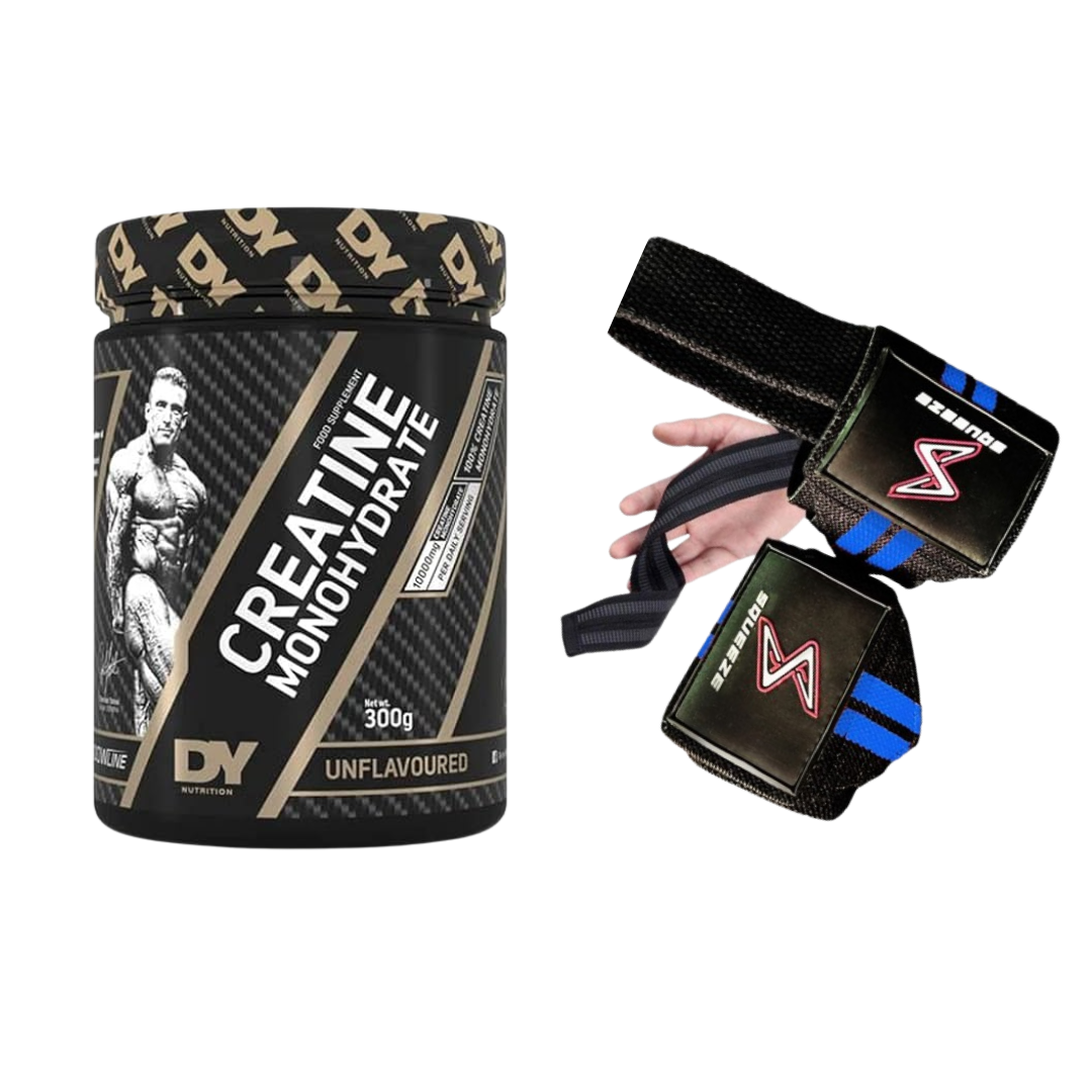 Creatine Dorian Yates + Straps SQUEEZE
