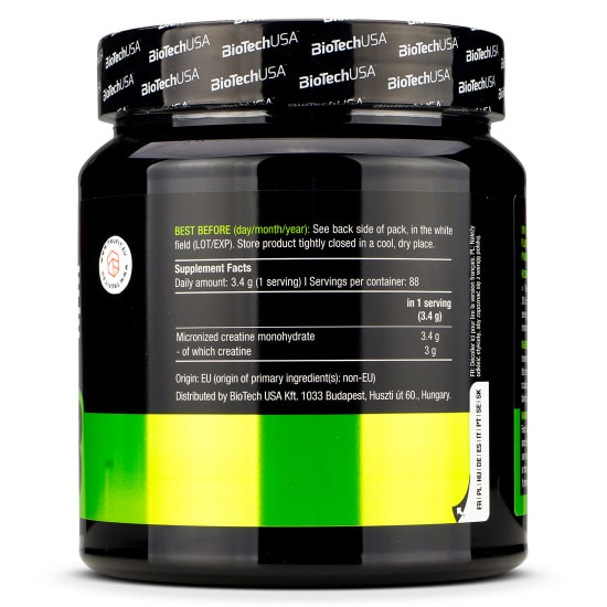 100% CREATINE MONOHYDRATE MICRONISEE 300G BIOTECH USA