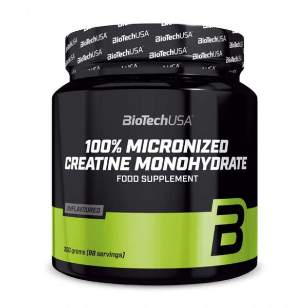 100% CREATINE MONOHYDRATE MICRONISEE 300G BIOTECH USA
