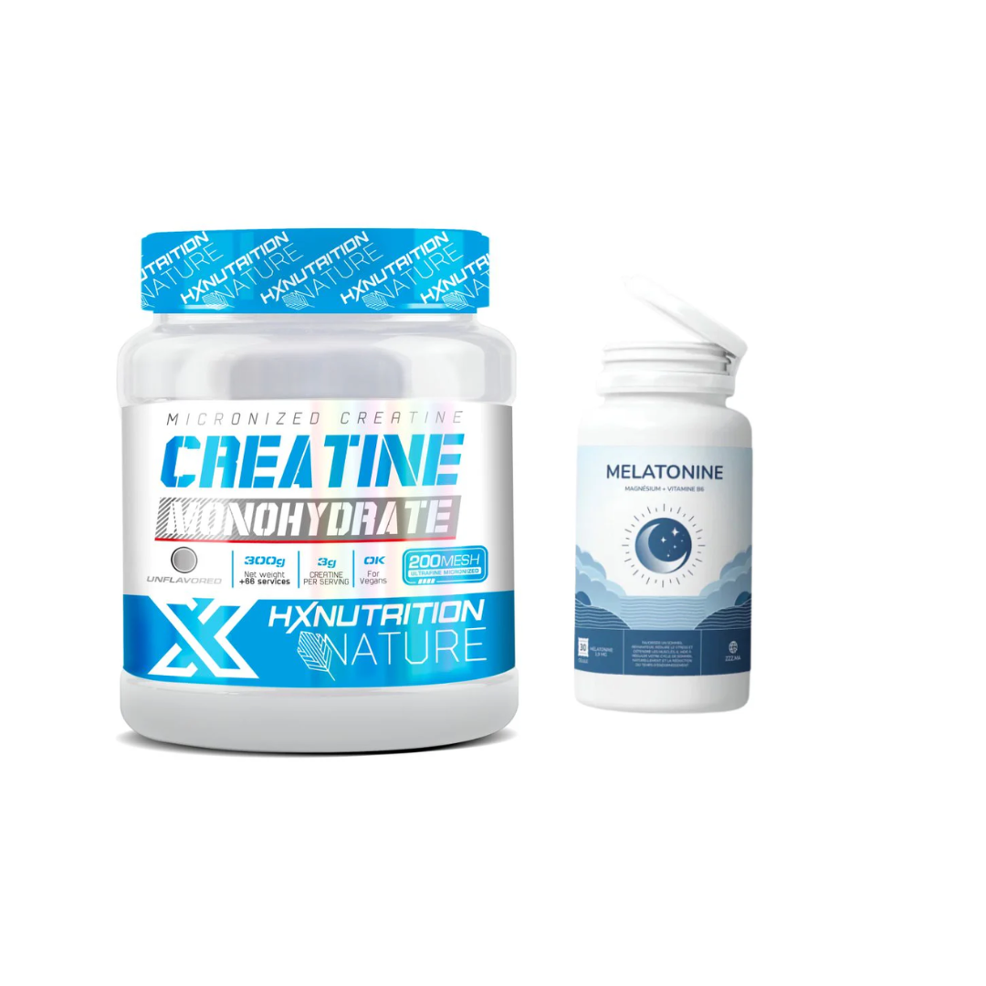 Pack IronGain – HX Créatine 300g + Multivitamines (90 capsules)