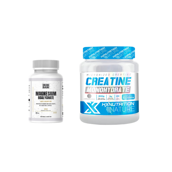 Pack Force & Récupération – Créatine Monohydrate & Magnésium Bisglycinate