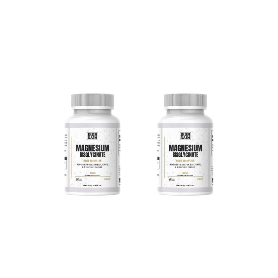 Pack Duo Magnésium Bisglycinate Iron Gain – 2 Flacons