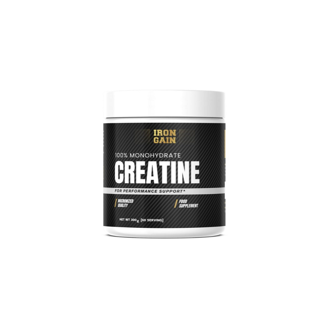 CRÉATINE MONOHYDRATÉE 300G - GAIN DE FER