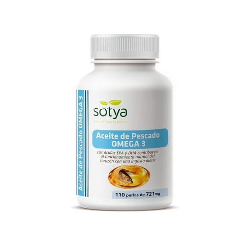 SOTYA OMÉGA 3 HUILE DE POISSON 110 CAPSULES MOLLES