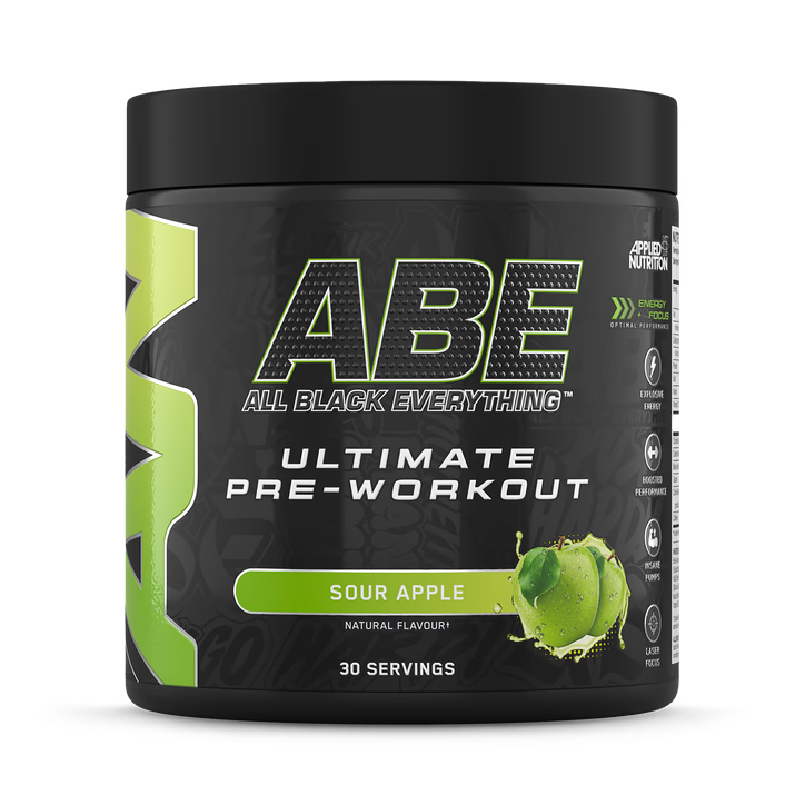 ABE Pre-Workout – All Black Everything | Applied Nutrition (Shaker Offert)